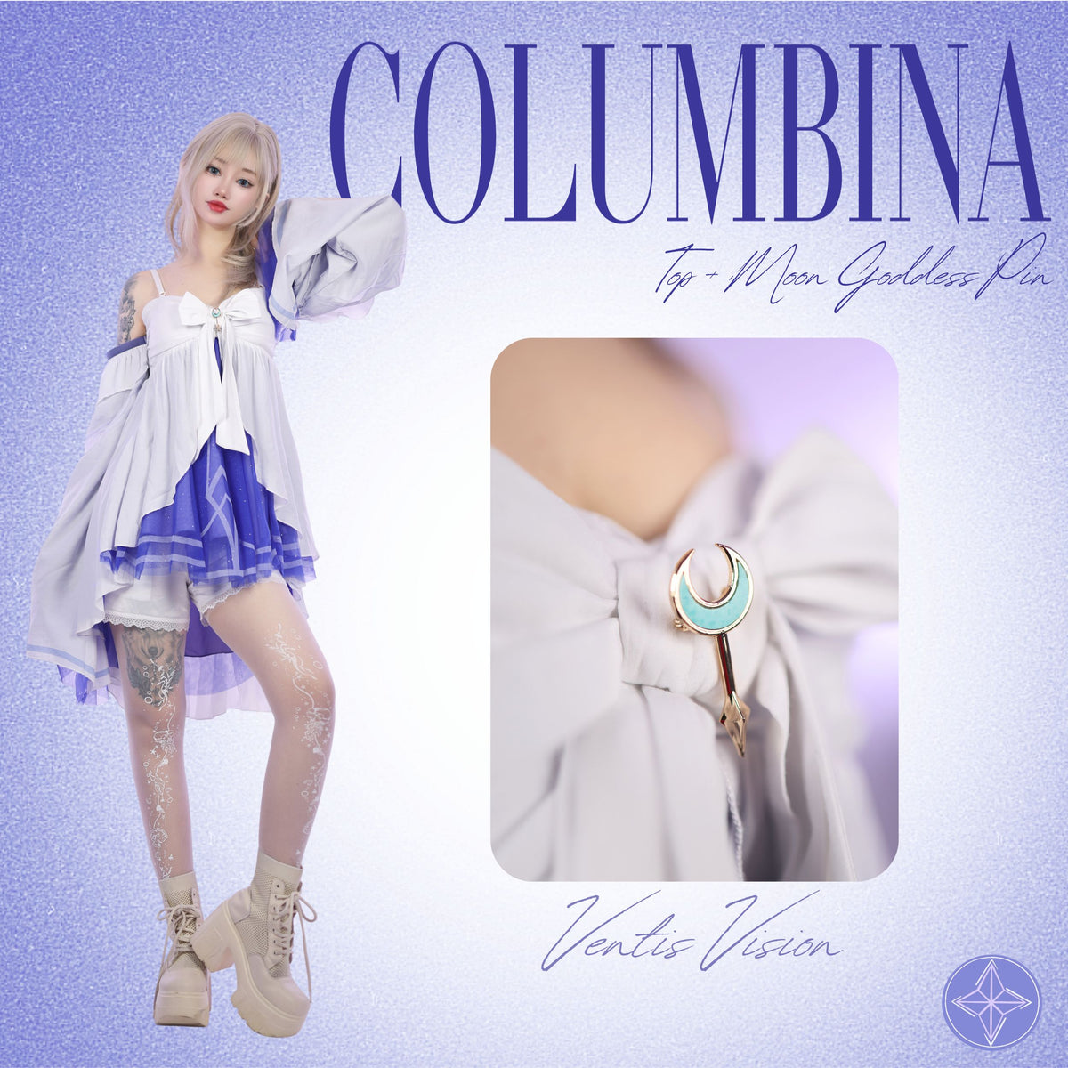 Moon Goddess Pin Preorder