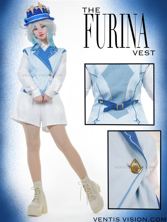 Furina Vest Preorder (Light Ocean Blue)